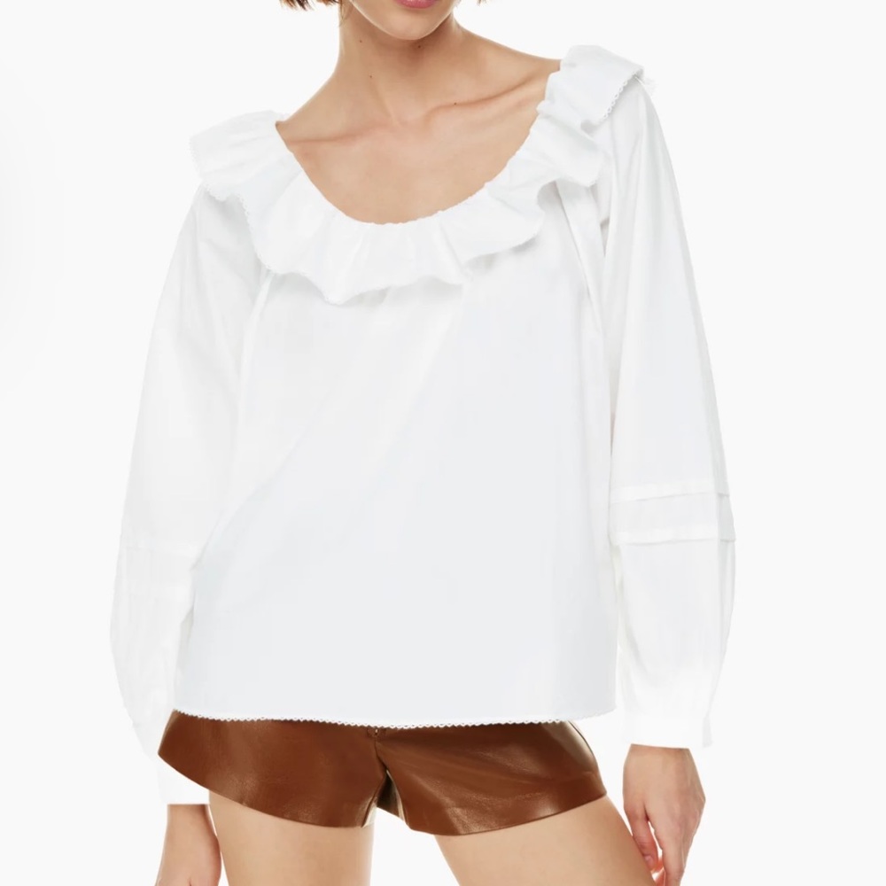 Wilfred Verbena Poplin Blouse